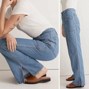 MADEWELL Relaxed Loose Flare Jeans NI946 100% Cotton Size 31